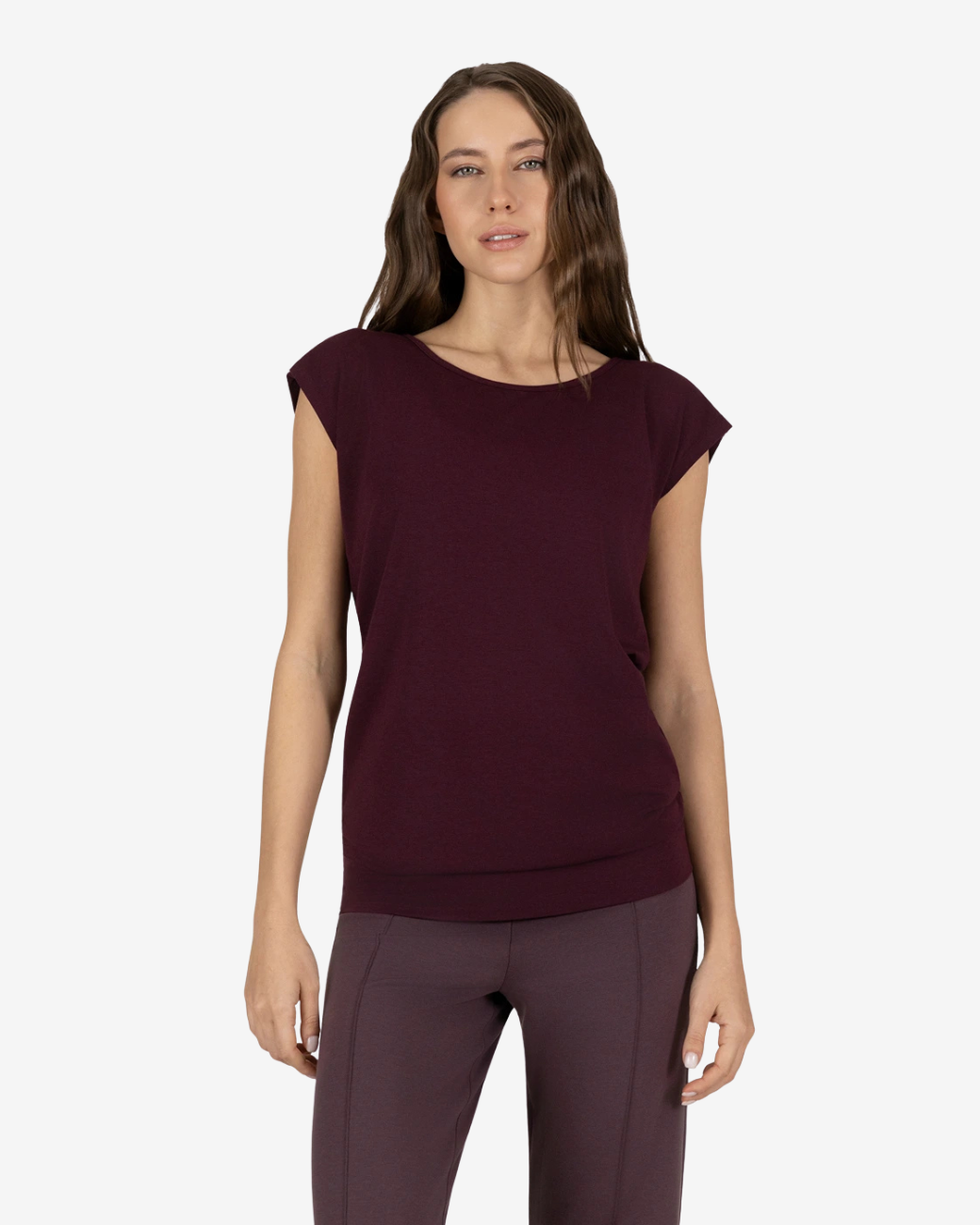 Asana Tee - Fig