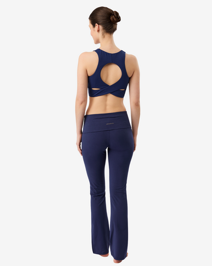Yogahose Classic Rolldown - Sepia Ink