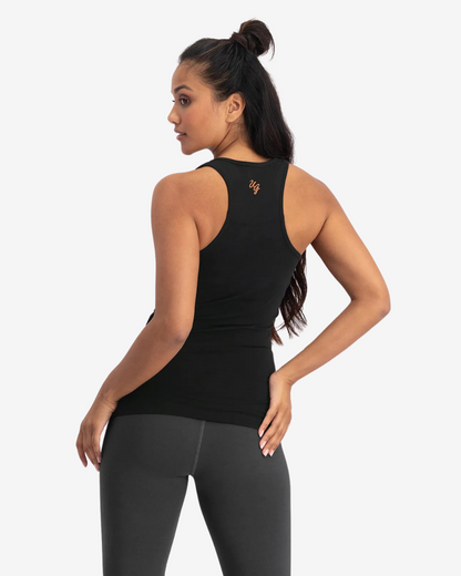 Hamsa Core Yoga Tank - Onyx Black