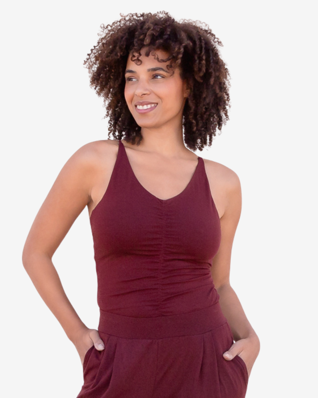 Top Nicole - Burgundy