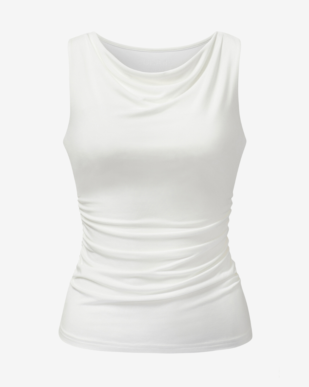 Sporty Elegant Top - Soft White