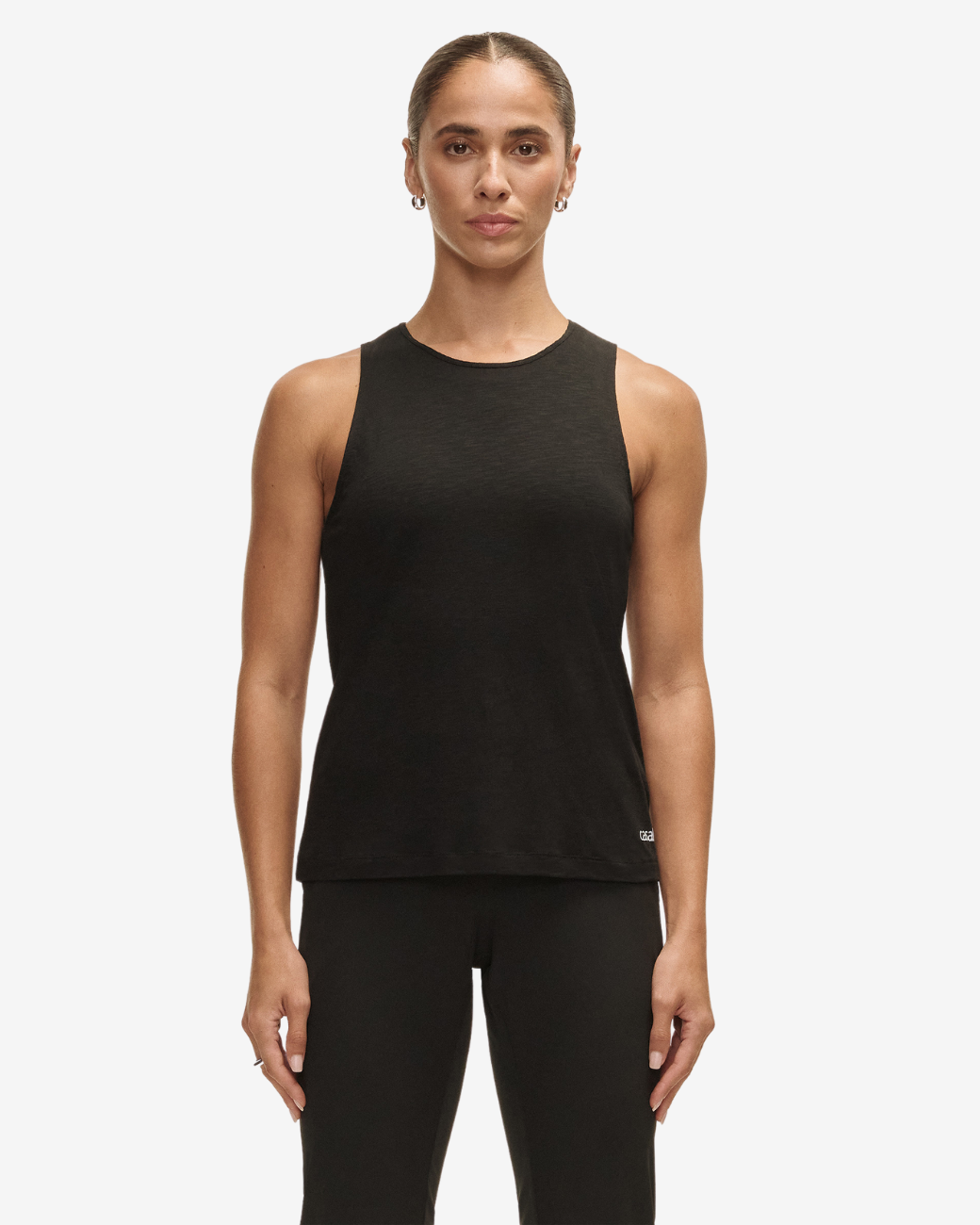 Tank Top Soft Texture - Black