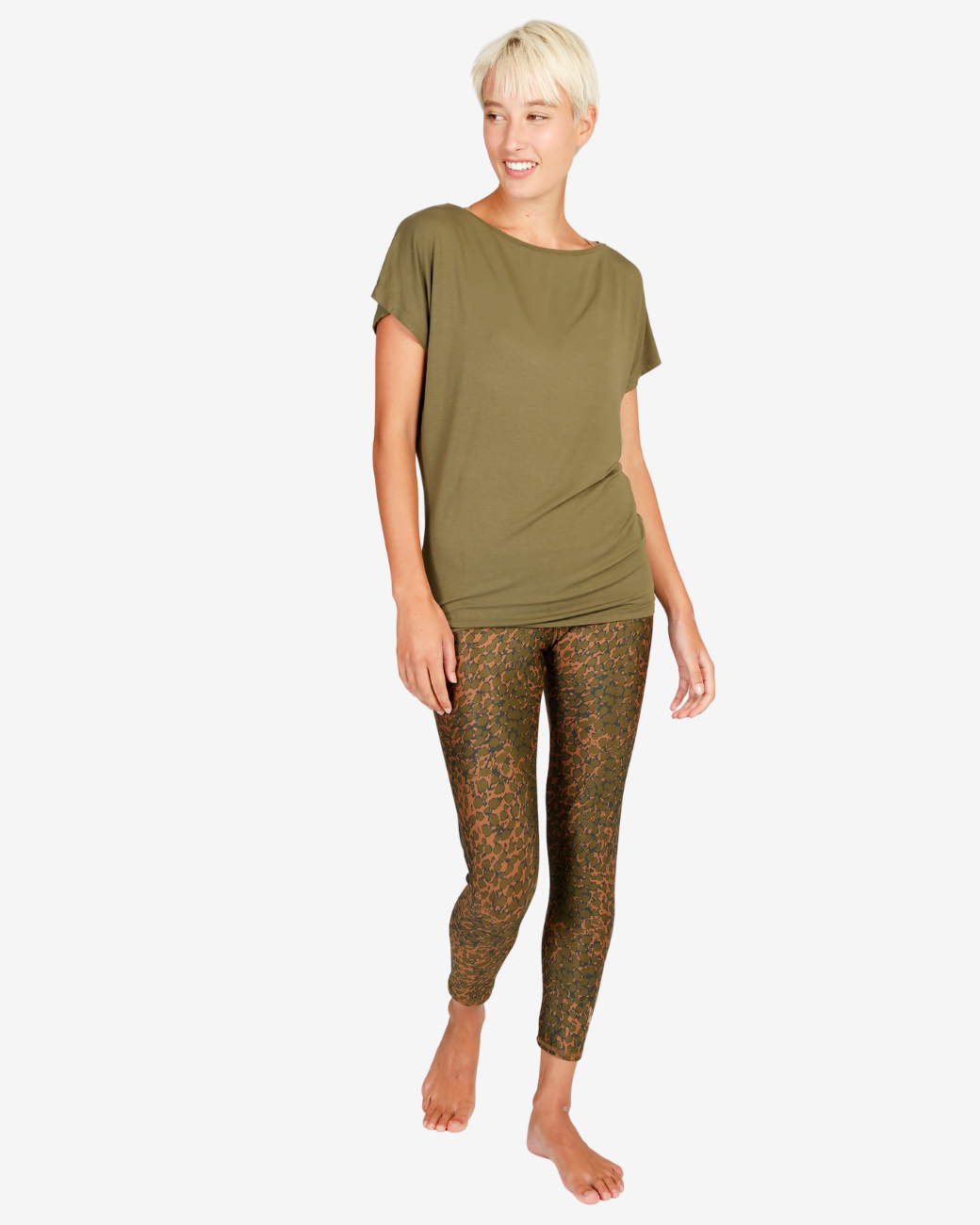 Cosy Tee olive
