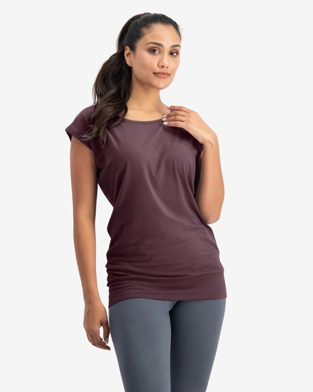Asana Yoga Tee - Berry