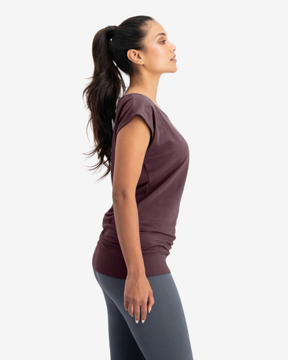 Asana Yoga Tee - Berry