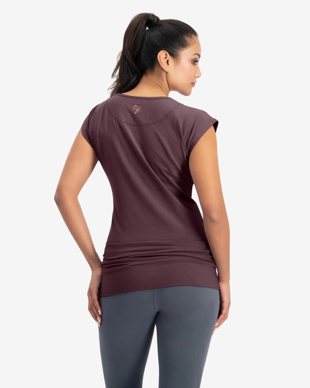 Asana Yoga Tee - Berry