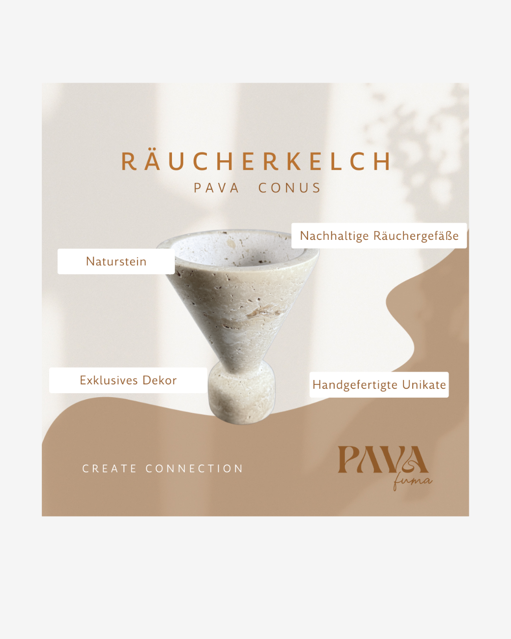 Conus Räucherkelch