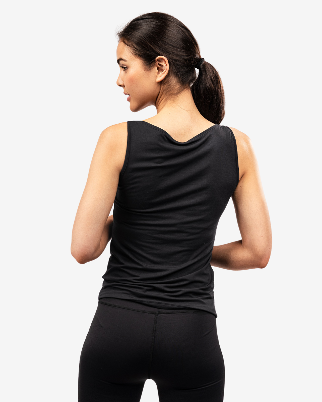 Boat Neck Top - Black