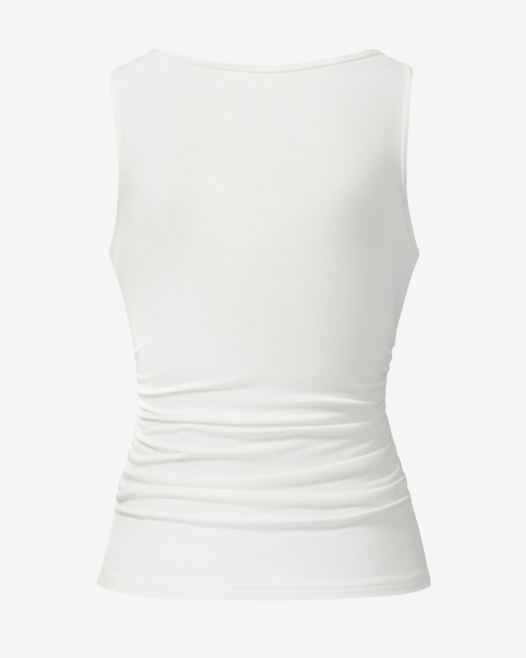 Sporty Elegant Top - Soft White