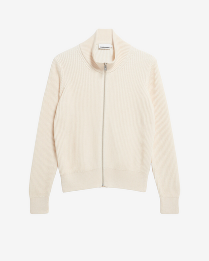 Strickjacke REBECCAA VANISE - Light Oatmilk