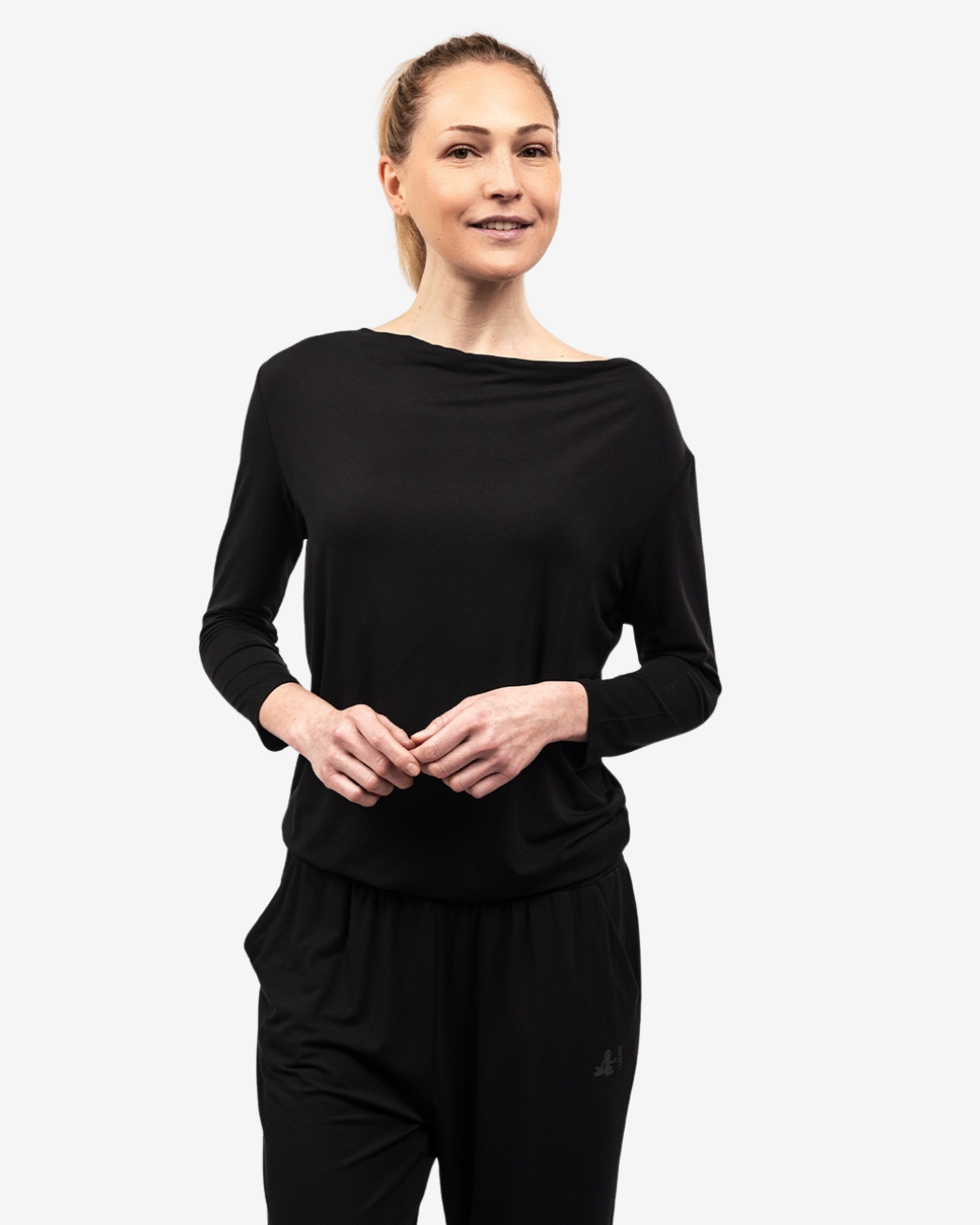 Jumpsuit Waterfall  - Black