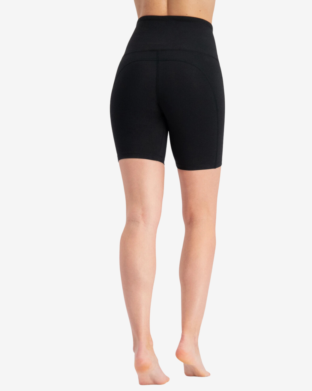 Sati Yoga Biker Shorts - Onyx Black