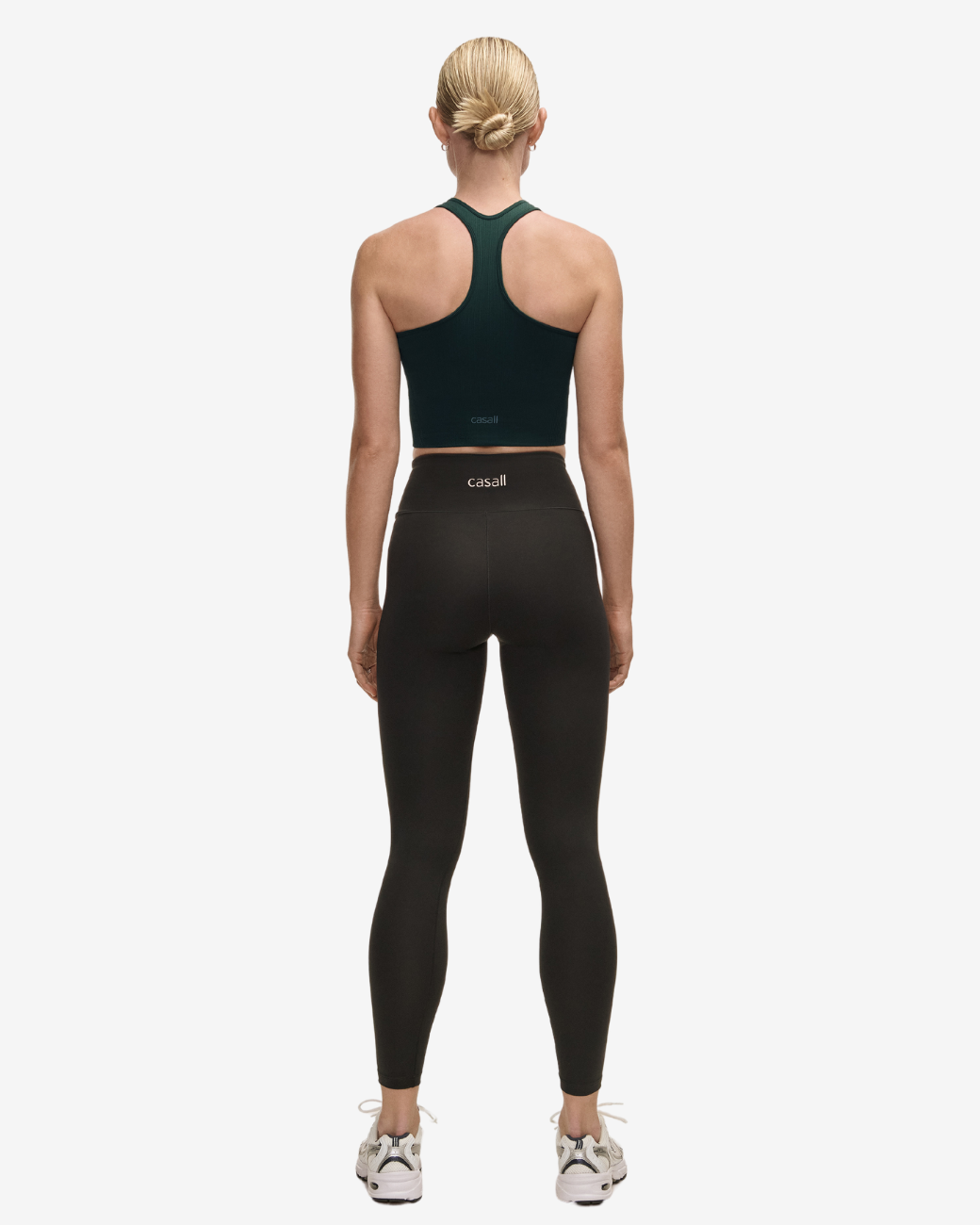 Leggings Overlap High Waist - Black