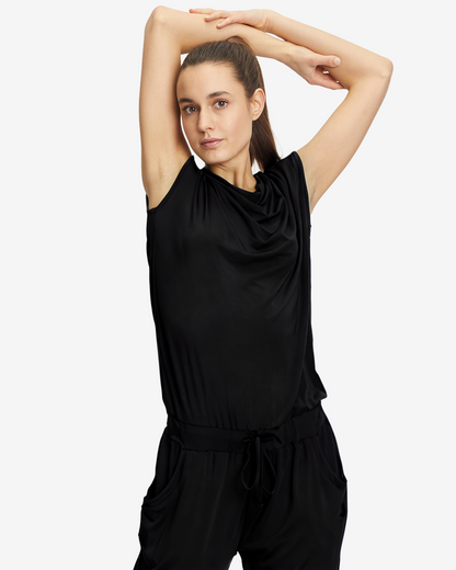 Jumpsuit Waterfall - Black