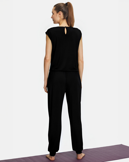 Jumpsuit Waterfall - Black