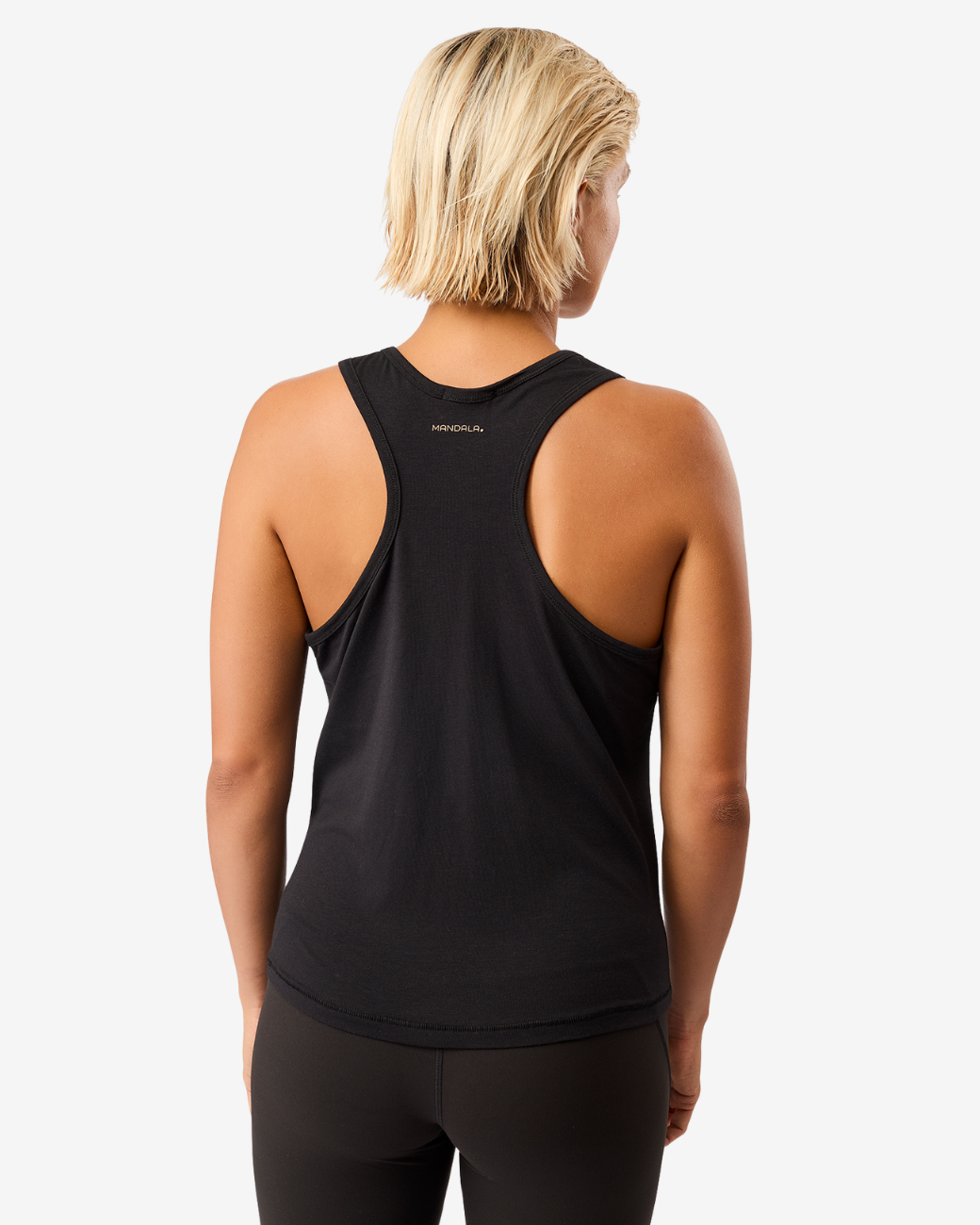 Racer Back Top Black