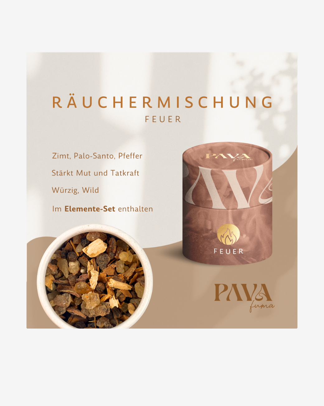 Element Feuer Räuchermischung