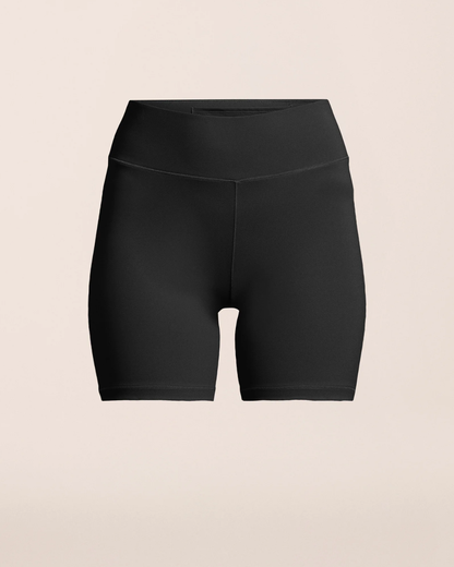 Essential Regular Waist Biker - Black