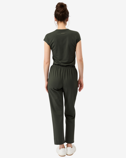 Relaxed Fit Pants Dark Olive