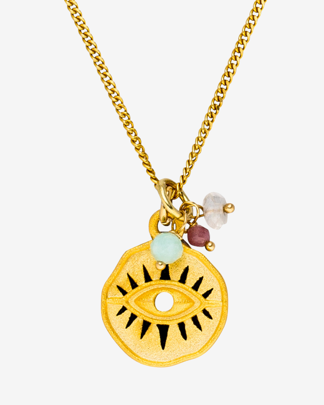 Schutzkette Auge Gold