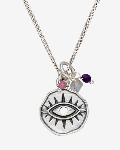 Schutzkette Auge Silber