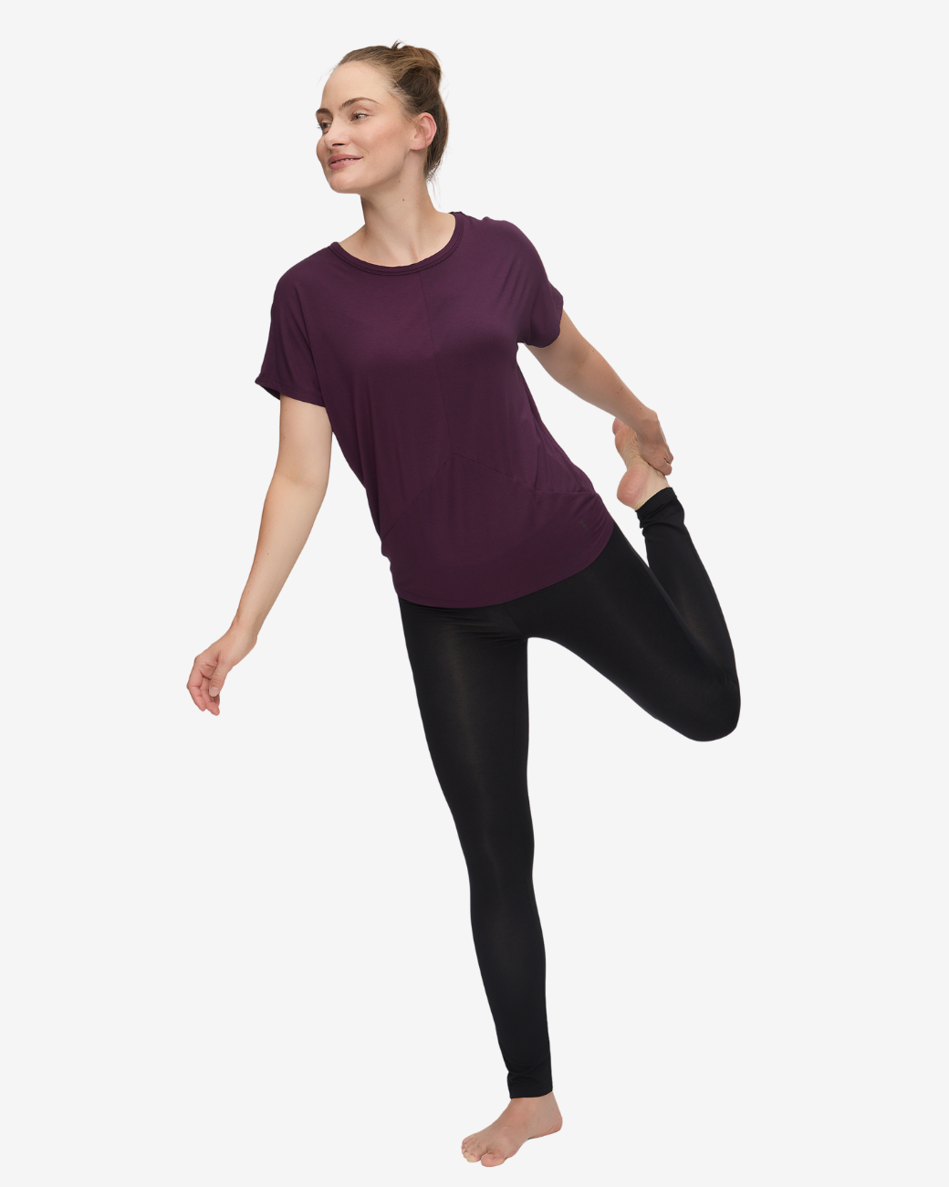 Shirt Round Neck -  Dark Plum