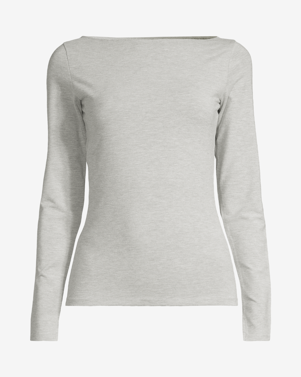Sublime Boatneck Long Sleeve Grey Melange