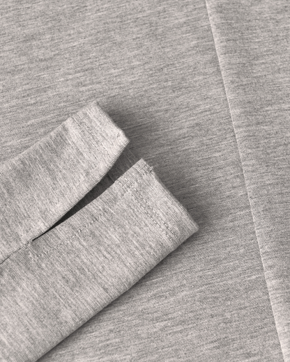 Sublime Boatneck Long Sleeve Grey Melange
