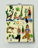 Yoga Wandkalender 2026