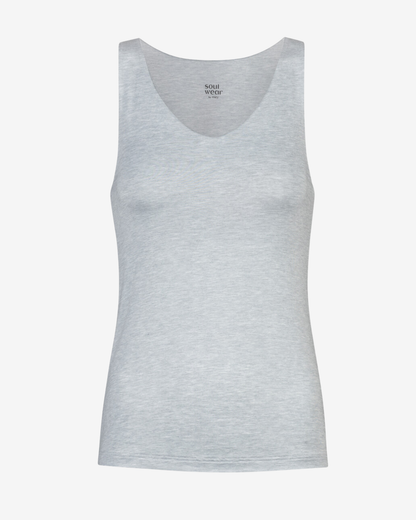 Top - Heather Grey Melange
