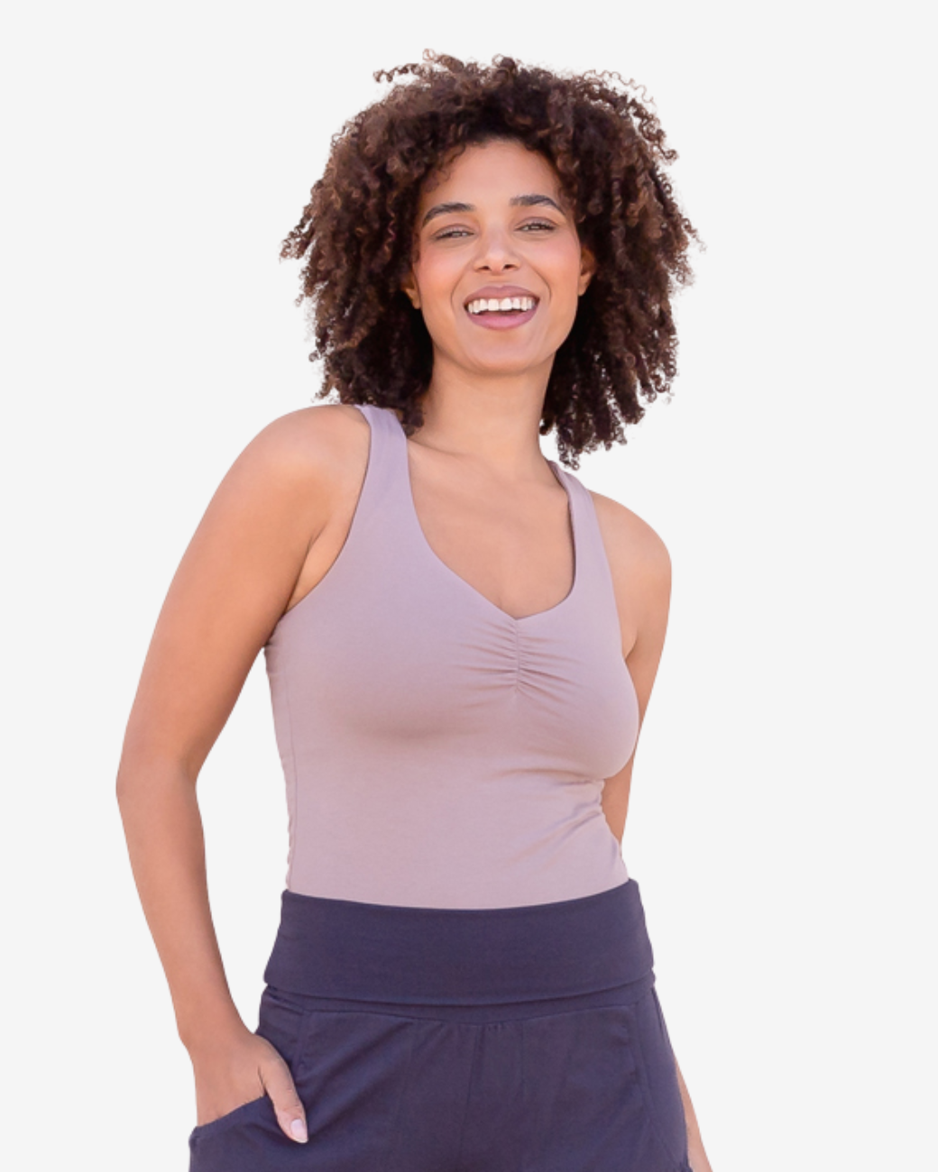 Top Nouri - Taupe