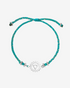 Halsschakra Armband Silber