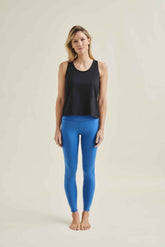 Cradle to Cradle certified activewear top in Caviar Black - eco-friendly and ethical