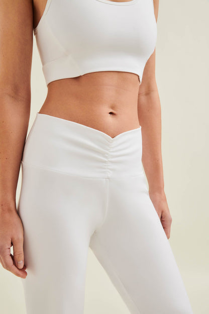 Best Yoga Pants - Diamond White