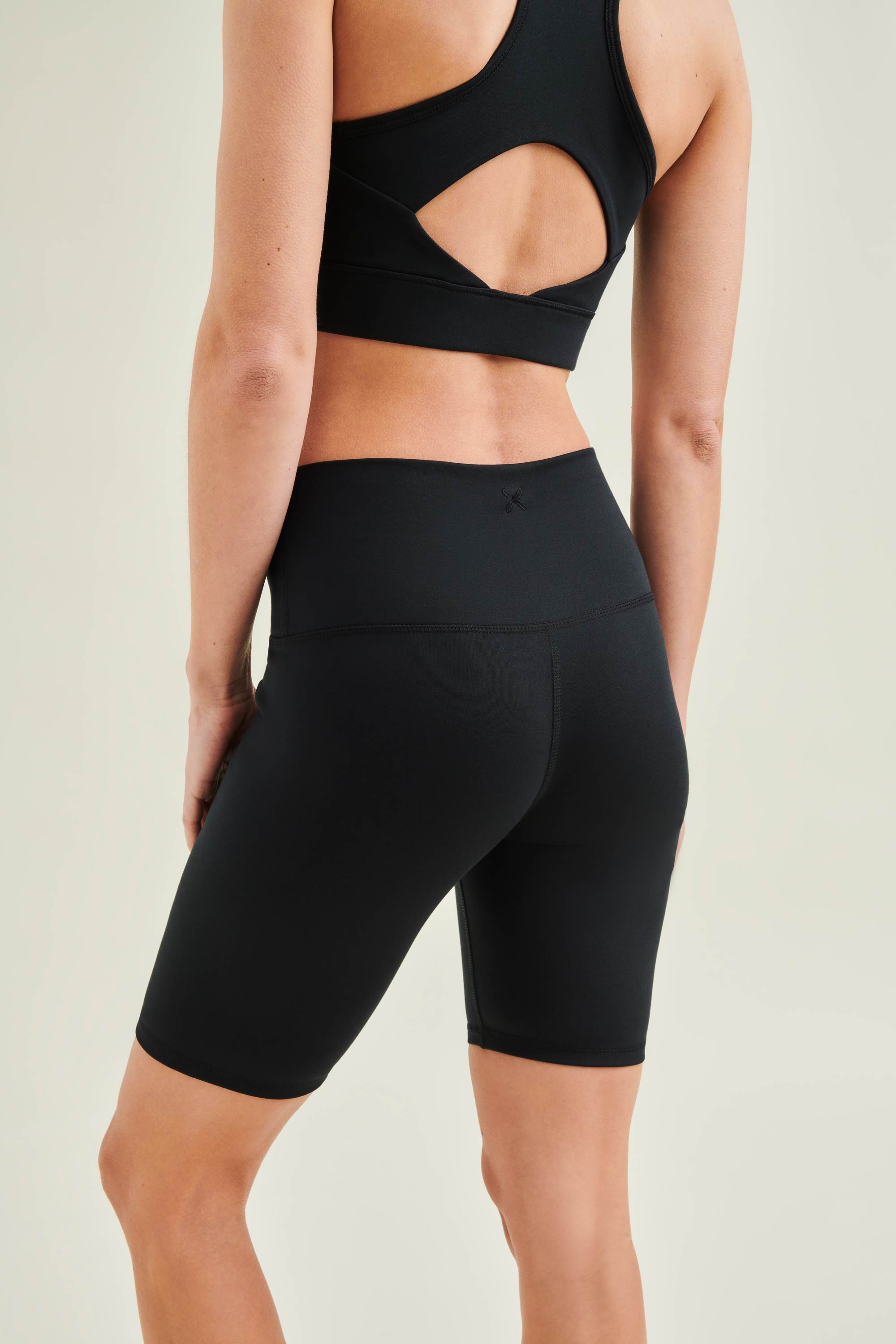 Yoga Shorts High Waist - Caviar Black