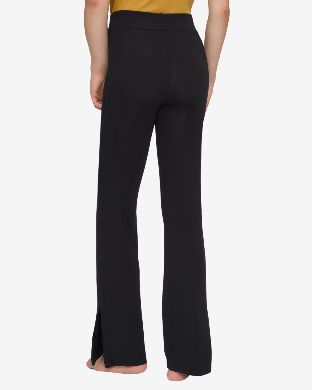 Wide Long Yogahose -  Black