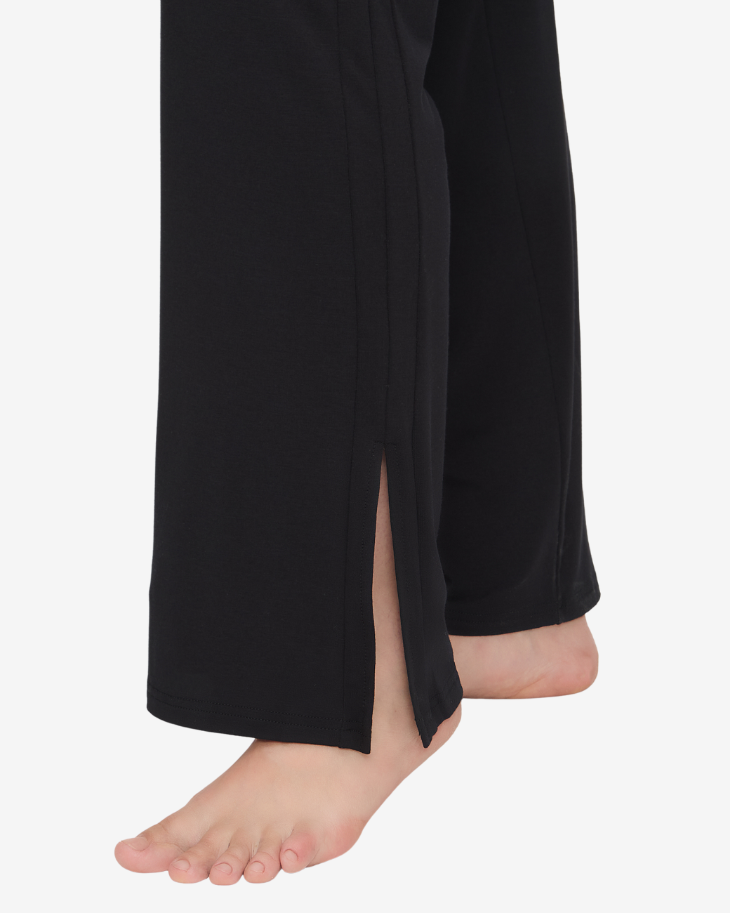 Wide Long Yogahose -  Black