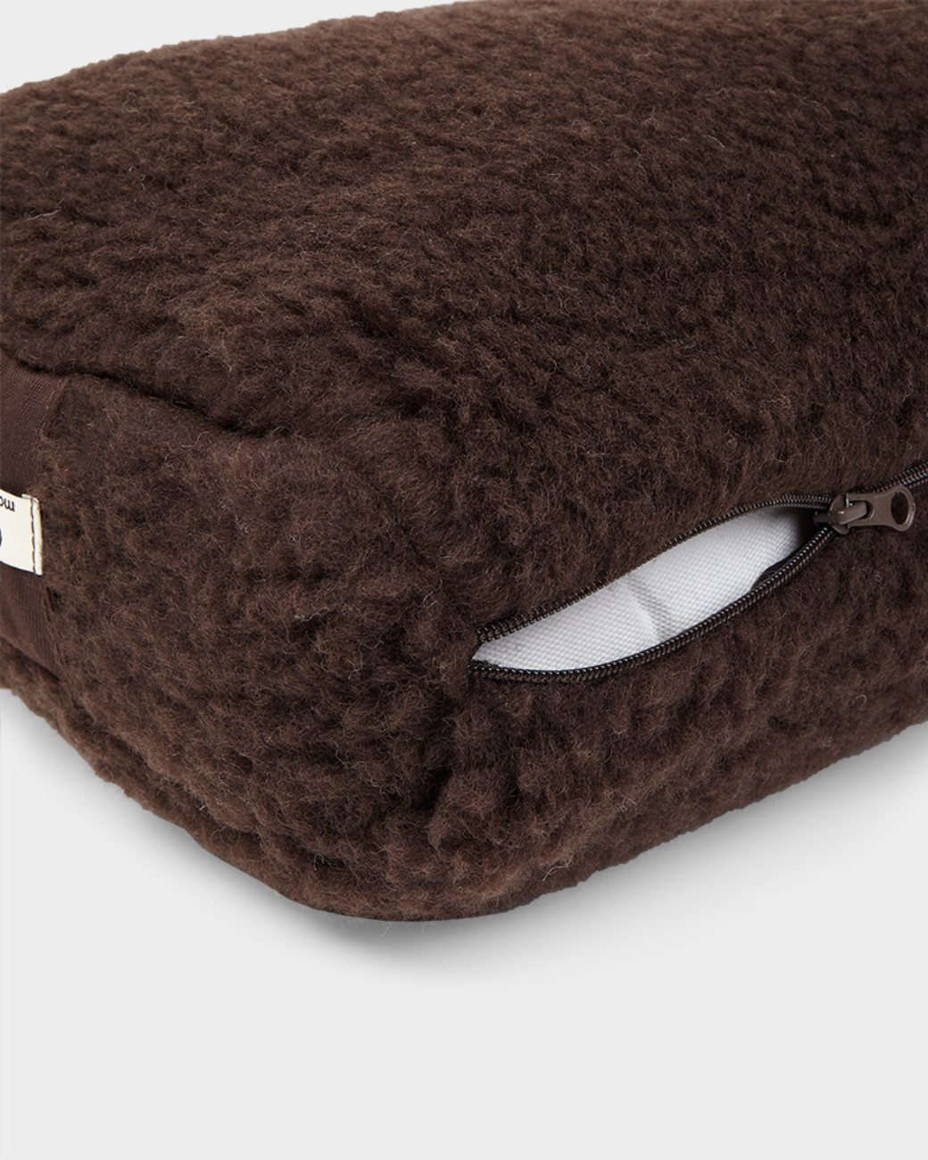 Yogabolster Eckig Wolle - Cacao