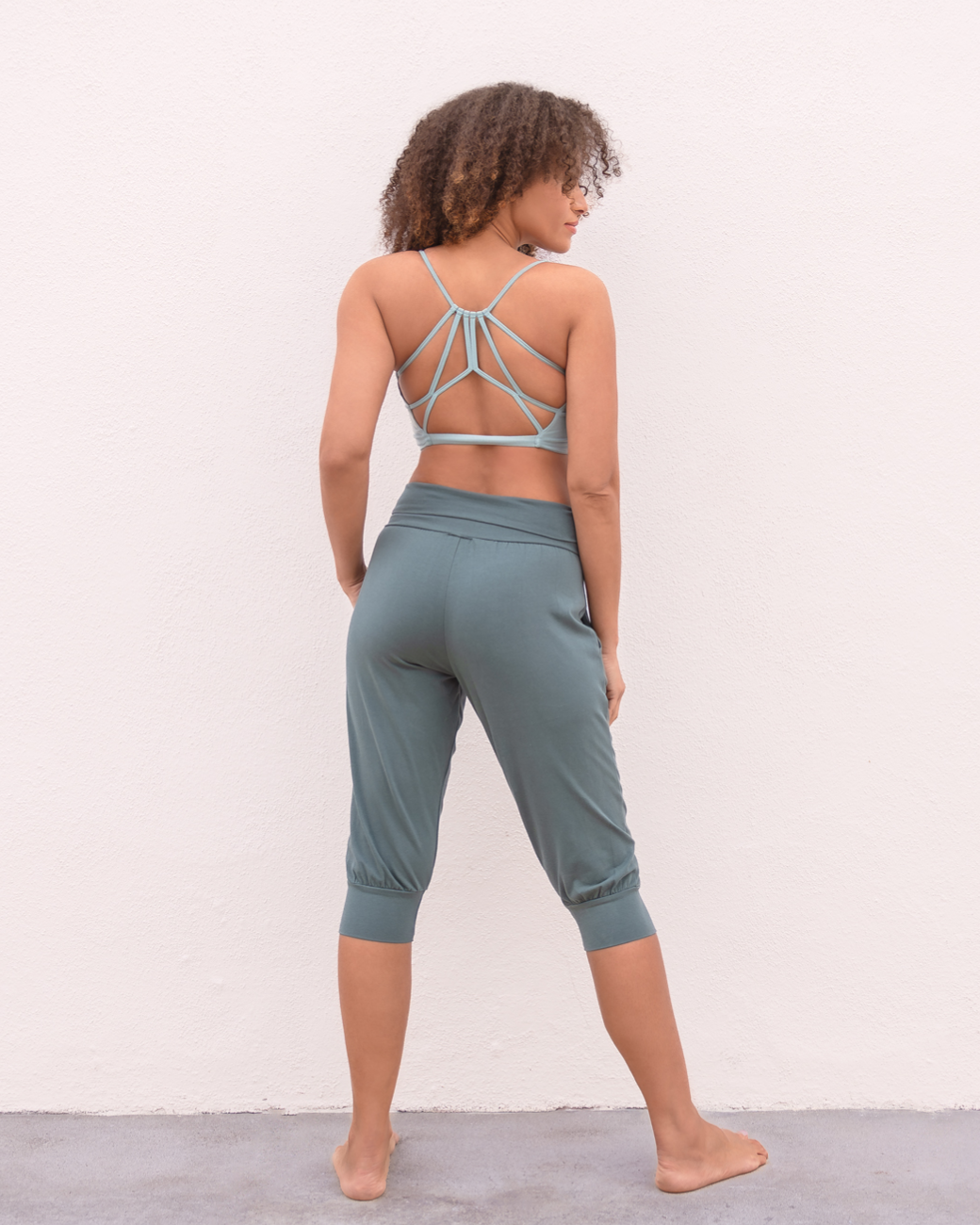 3/4 Yogahose Nidhi - Forest