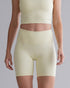 Biker Ribbed Pastel Yellow – Radlerhose von Hey Honey