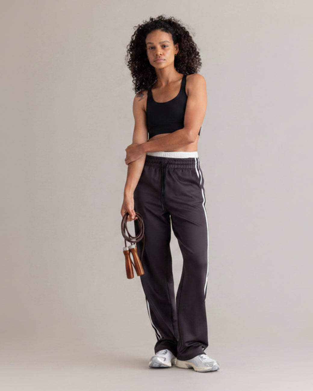 Classic Trackpants Grey – Detailansicht – Hey Honey