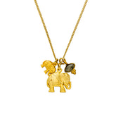 Elefanten Kette Deep Connection Gold Labradorit – Halskette von Hoffnungsträger