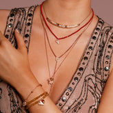Elefanten Kette Deep Connection Roségold Mondstein – Layering Look – Hoffnungsträger