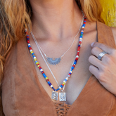 Feine Transformations-Kette Inner Light Silber – Detail Sonnensymbol – Hoffnungsträger