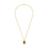 Ganesha Kette Amulett Optimist Gold – Mantra Rückseite – Hoffnungsträger