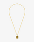 Ganesha Kette Amulett Optimist Gold – Mantra Rückseite – Hoffnungsträger