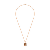 Ganesha Kette Amulett Optimist Roségold – Mantra Rückseite – Hoffnungsträger