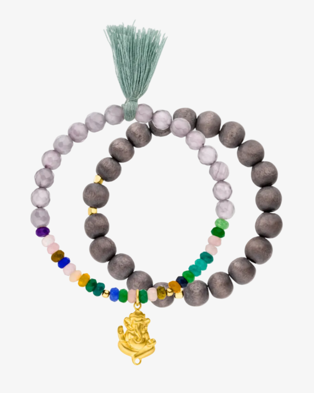Handmala-Set Happy Ganesha Gold – Armband-Set von Hoffnungsträger