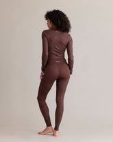 Leggings Always Dressed Soft Brown – Detailansicht – Hey Honey