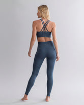 Leggings Cotton Touch Teal – Nahaufnahme Stoff – Hey Honey